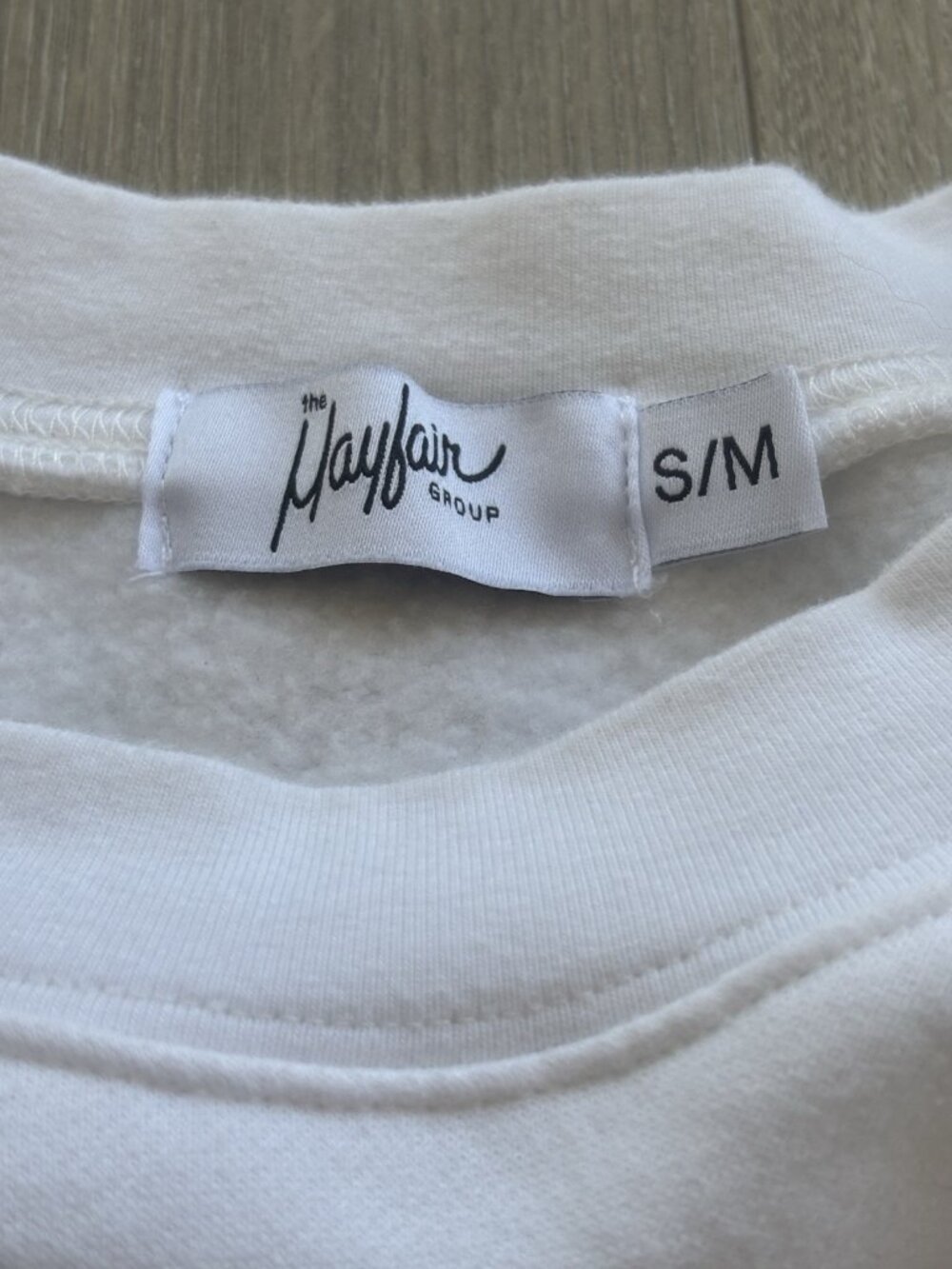 The Mayfair Group x I SCREAM COLOUR Somebody Loves You White Sweatshirt S/M Cruz - Picture 11 of 14